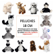 Choix de peluches de 18 cm