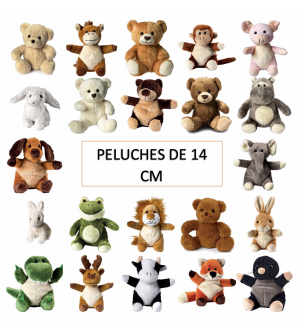 Choix de peluches de 14 cm