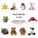 Choix de peluches de 17 cm