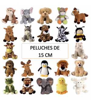 Choix de peluches de 16 cm