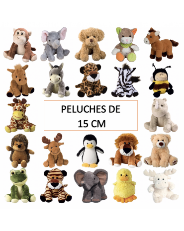 Choix de peluches de 16 cm