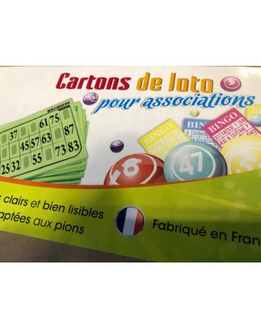 feuilles de tirage LOTO