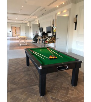 billard Sorento Noir 7 foot drap vert type pool anglais