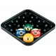 PLATEAU POUR 16 BILLES DE BILLARD