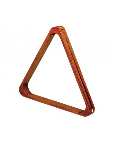 TRIANGLE EN BOIS AVEC LISERÉ EN LAITON (57,2 mm)