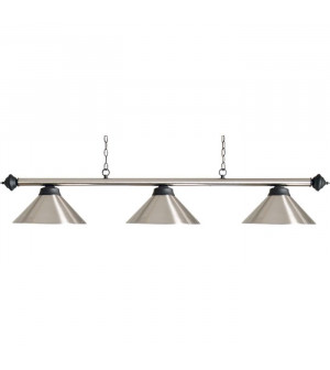 LUSTRE EN ACIER BROSSÉ FINITIONS BLACK BUFFALO (150cm)