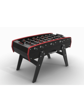 Baby-Foot Sulpie Evolution noir mat, poignées rondes