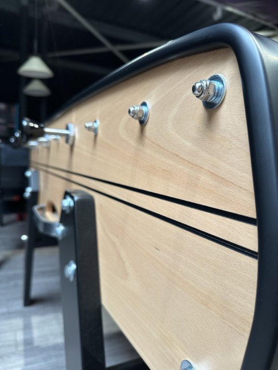 Baby-Foot Sulpie Evolution naturel mat, pieds noirs