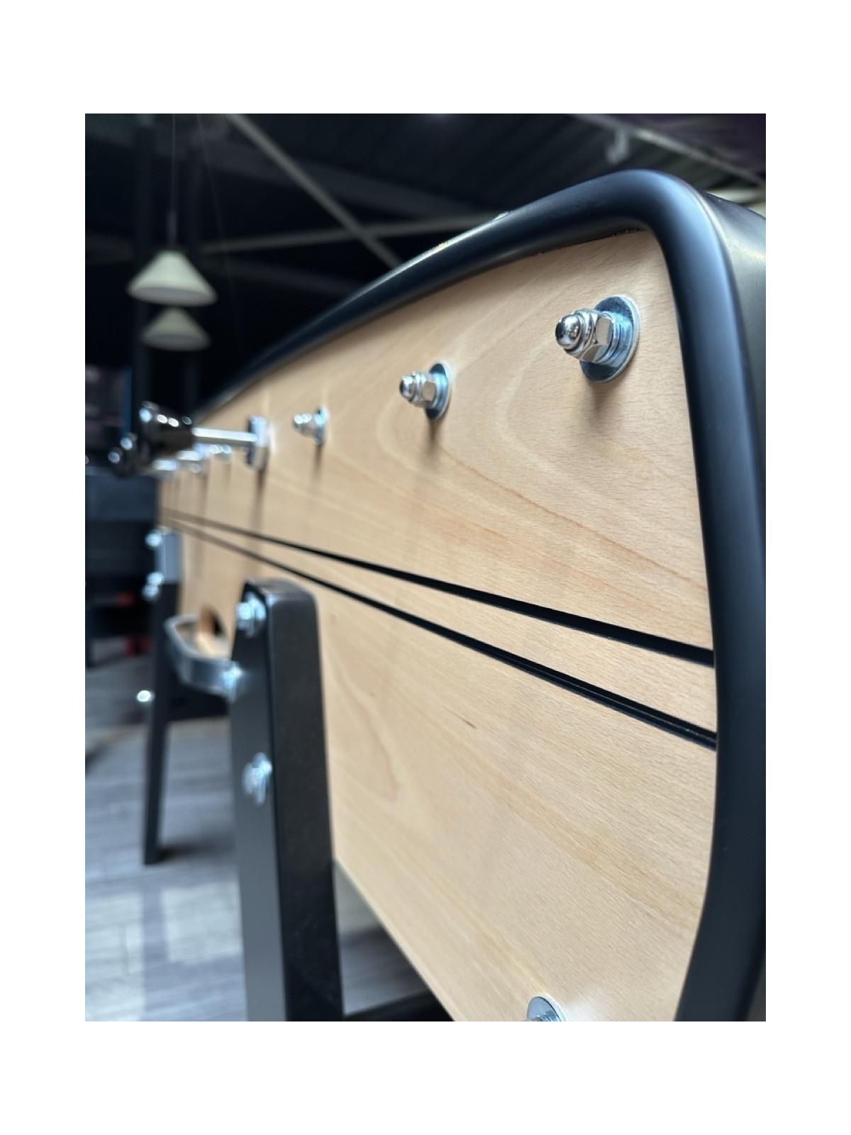 Baby-Foot Sulpie Evolution naturel mat, pieds noirs