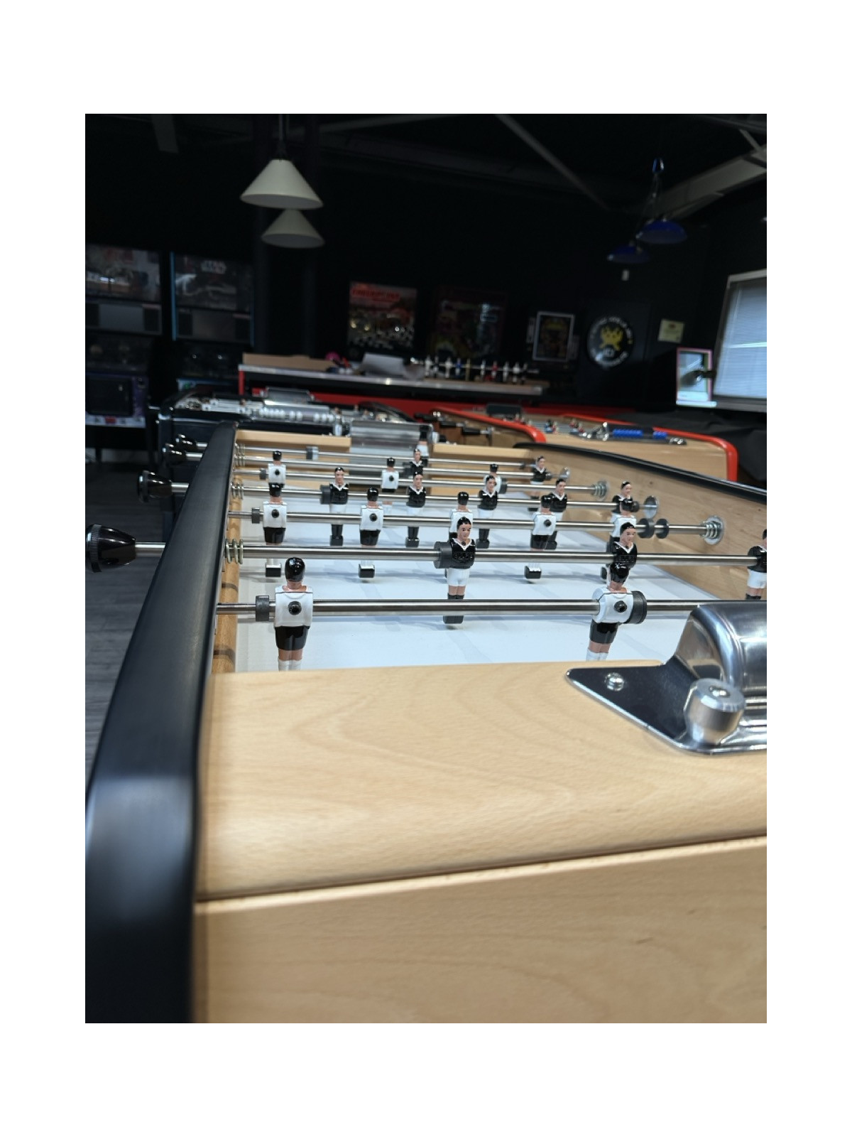 Baby-Foot Sulpie Evolution naturel mat, pieds noirs