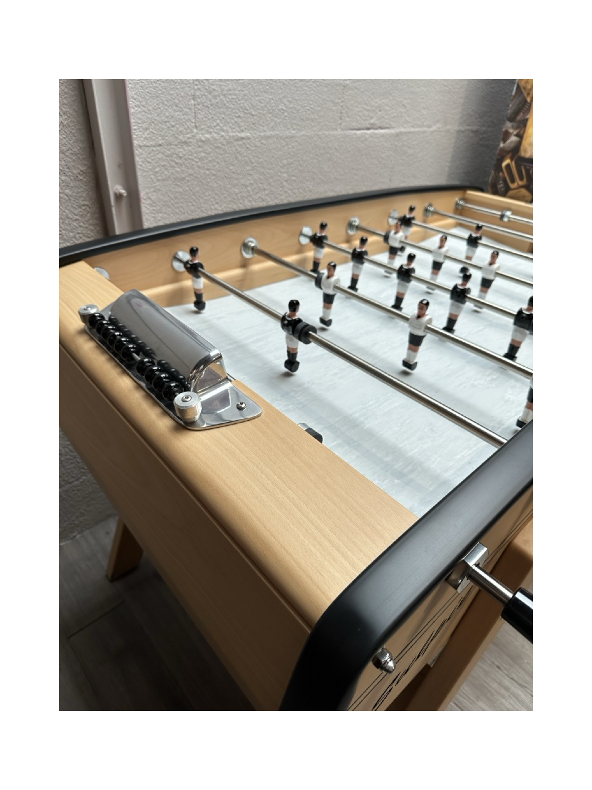 Baby-Foot Sulpie Evolution naturel mat, pieds bois