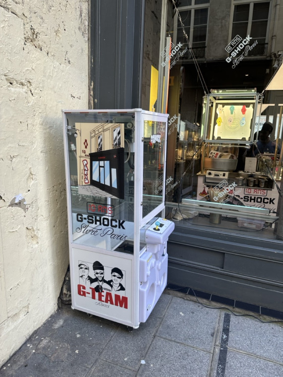 Location machine à pince personnalisée à la journée