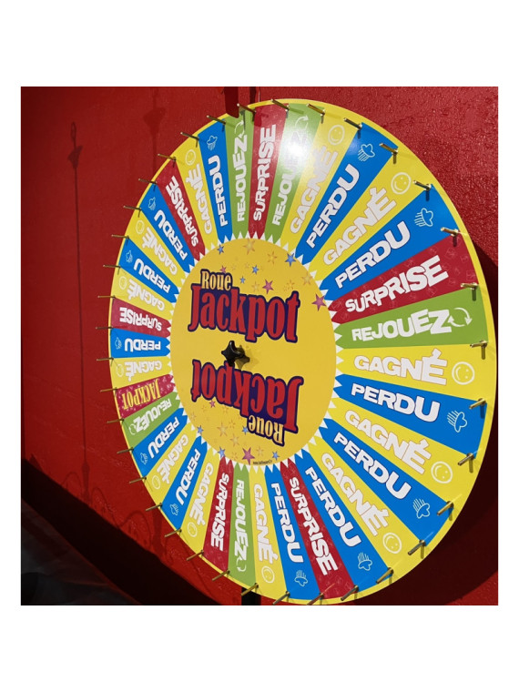 Location roue de la fortune 90 cm à la journée